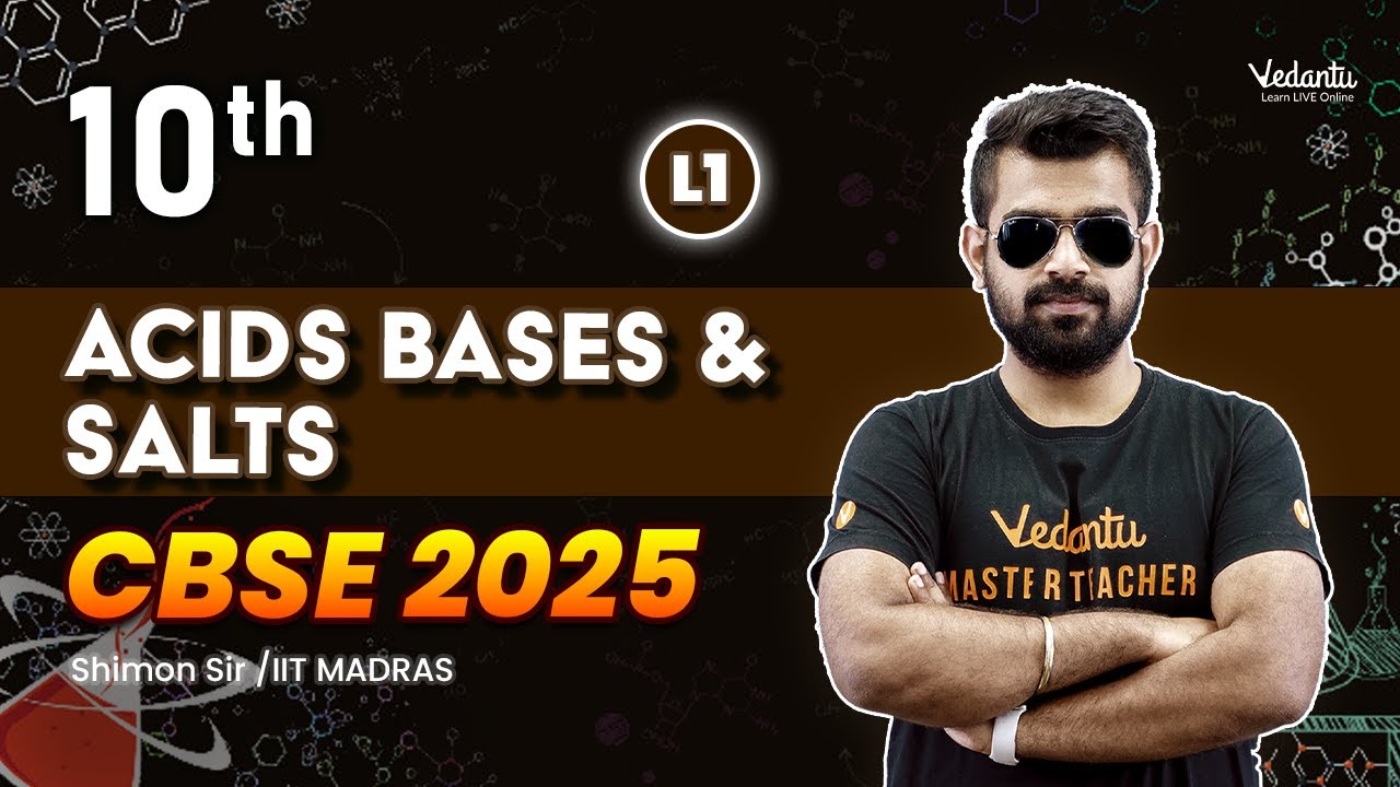 Acids Bases and Salts L1 | Class 10 Chemistry | CBSE 2025 |🔥 Shimon Sir