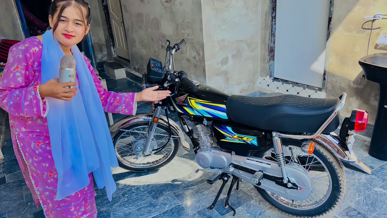ASMR My Husband New Bike 🏍️ 