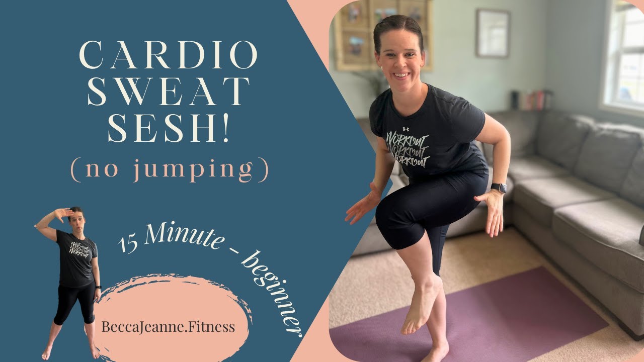 Cardio Sweat Sesh! (beginner / 15 minutes / no jumping)