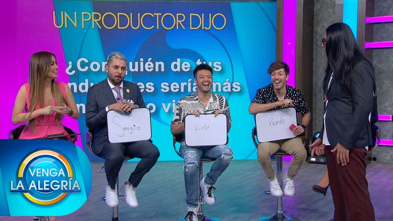 Margarita llegó para conocer lo que dijo el productor de sus conductores. | Venga La Alegría