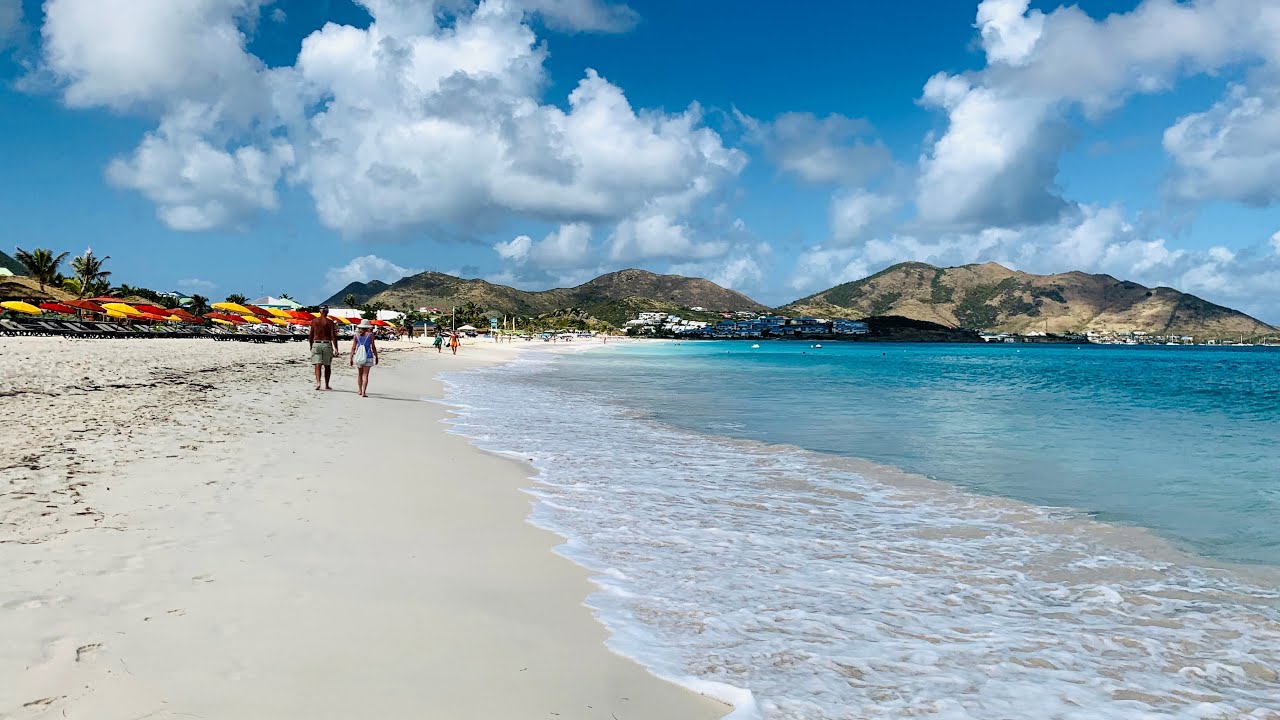 ORIENT BAY BEACH/ La Baie Orientale, St. Martin | Virtual Walk on the Beach | Caracolabella
