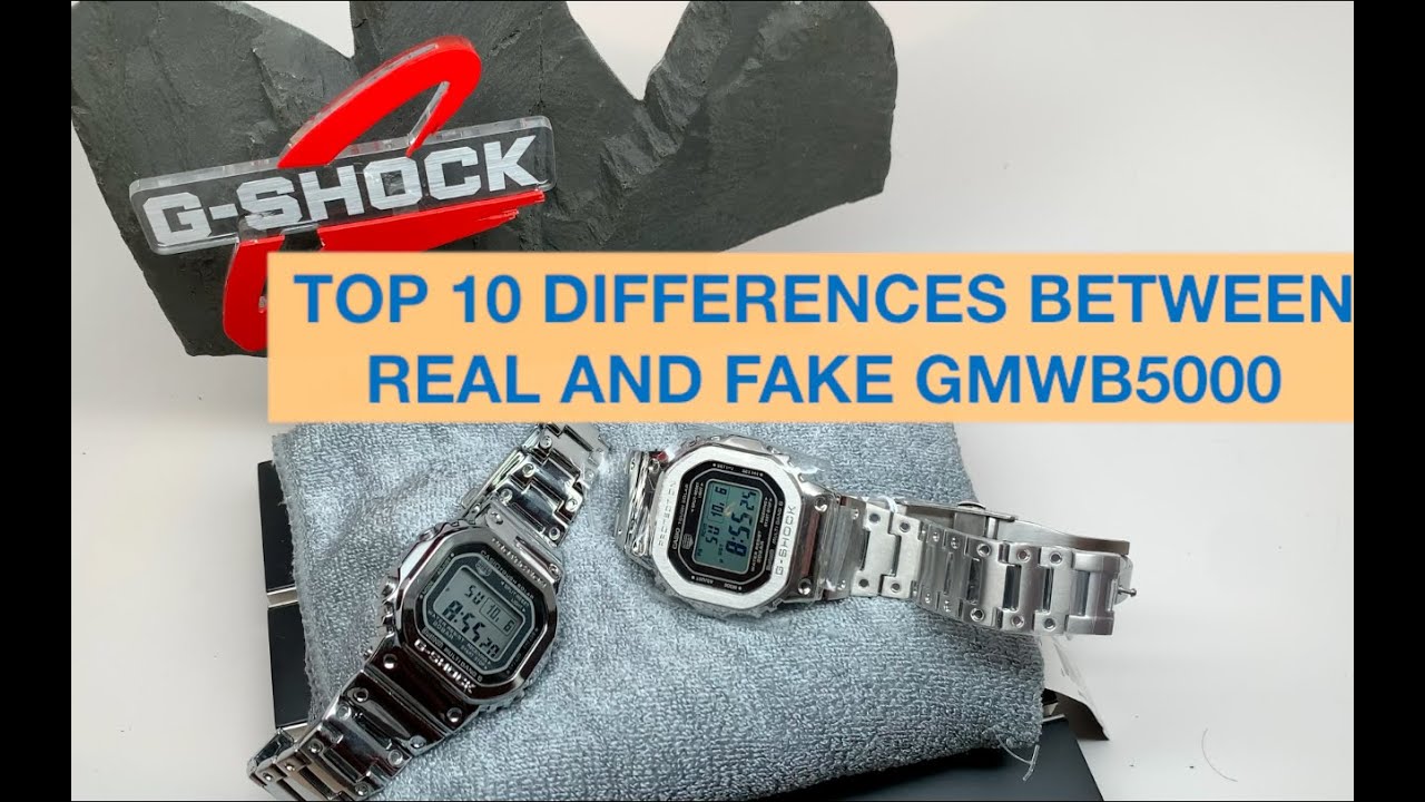 10 способов проверить, является ли GMWB5000 G-shock подделкой — металлические Bluetooth-часы