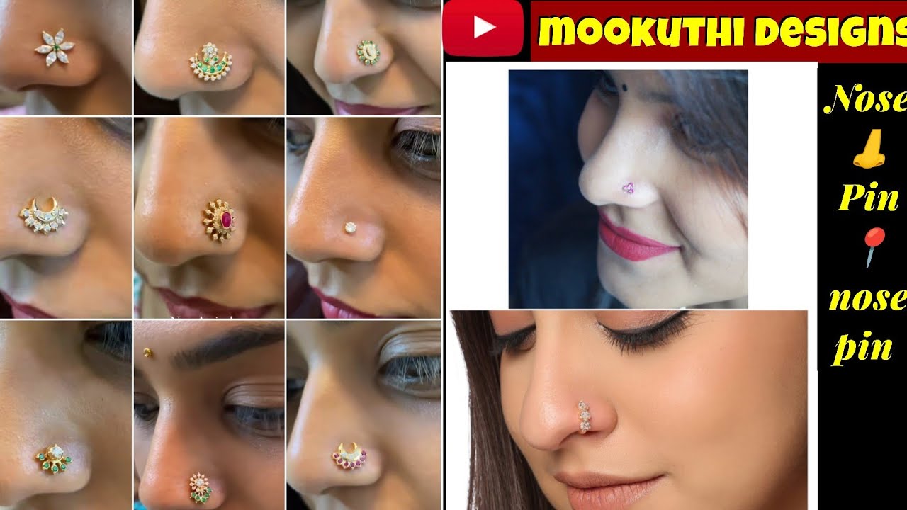 Latest mookuthi Collection| Gold Nose pin|gold nose stud|@Saishwethavlogs