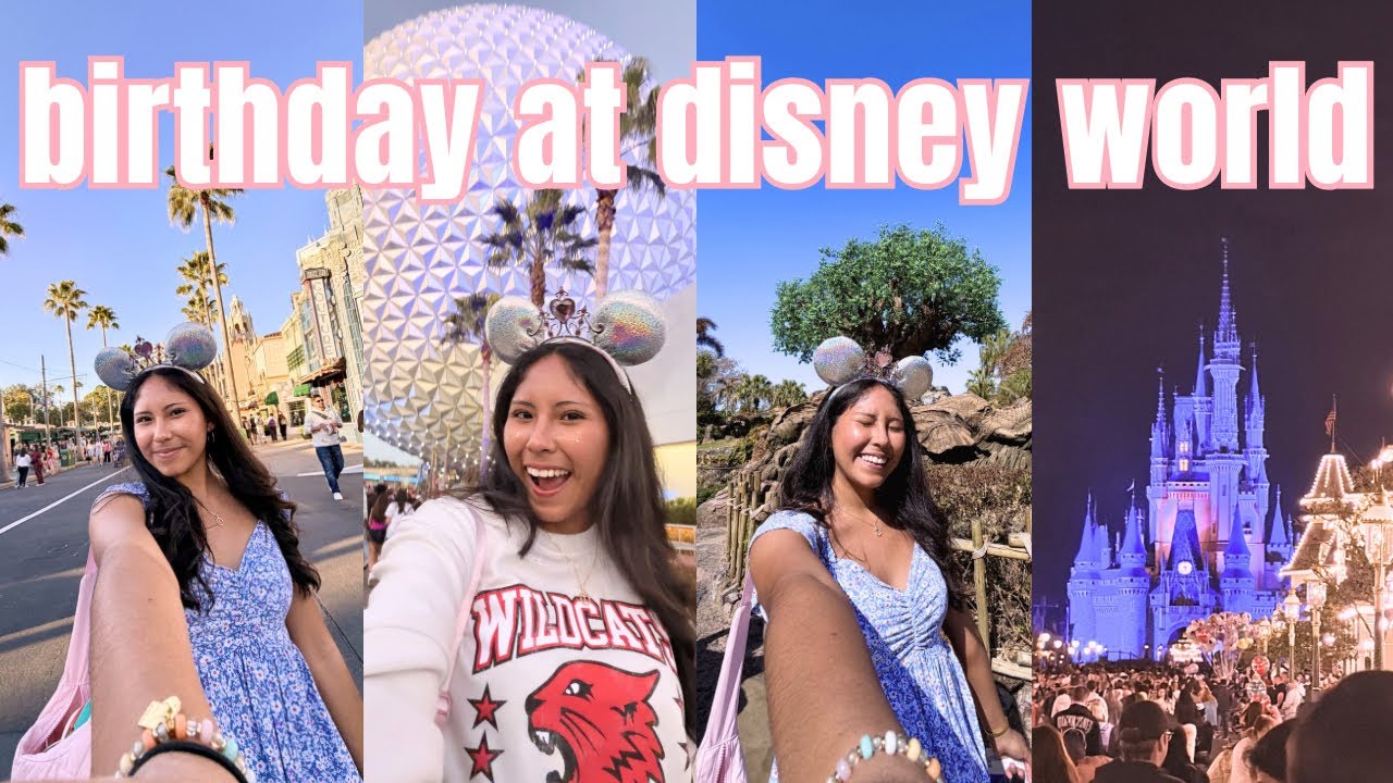 23 inside her fantasy…aka disney world!🎂💖 
