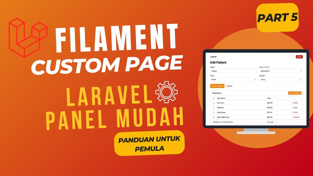 Laravel Filament Custom Page: Cara Buat Halaman Sendiri di Panel! | Part 5
