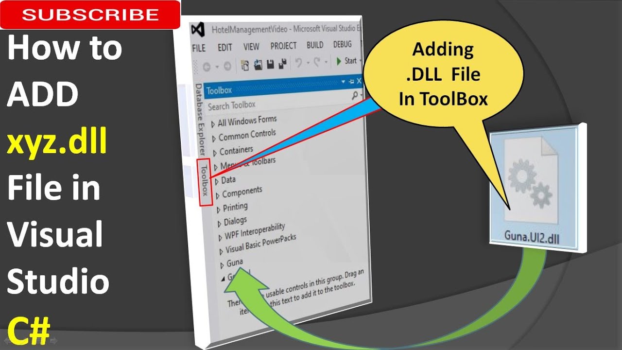 Как добавить DLL-файл в Visual Studio