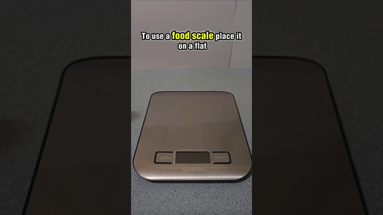 How to use a food scale properly👍✔️•