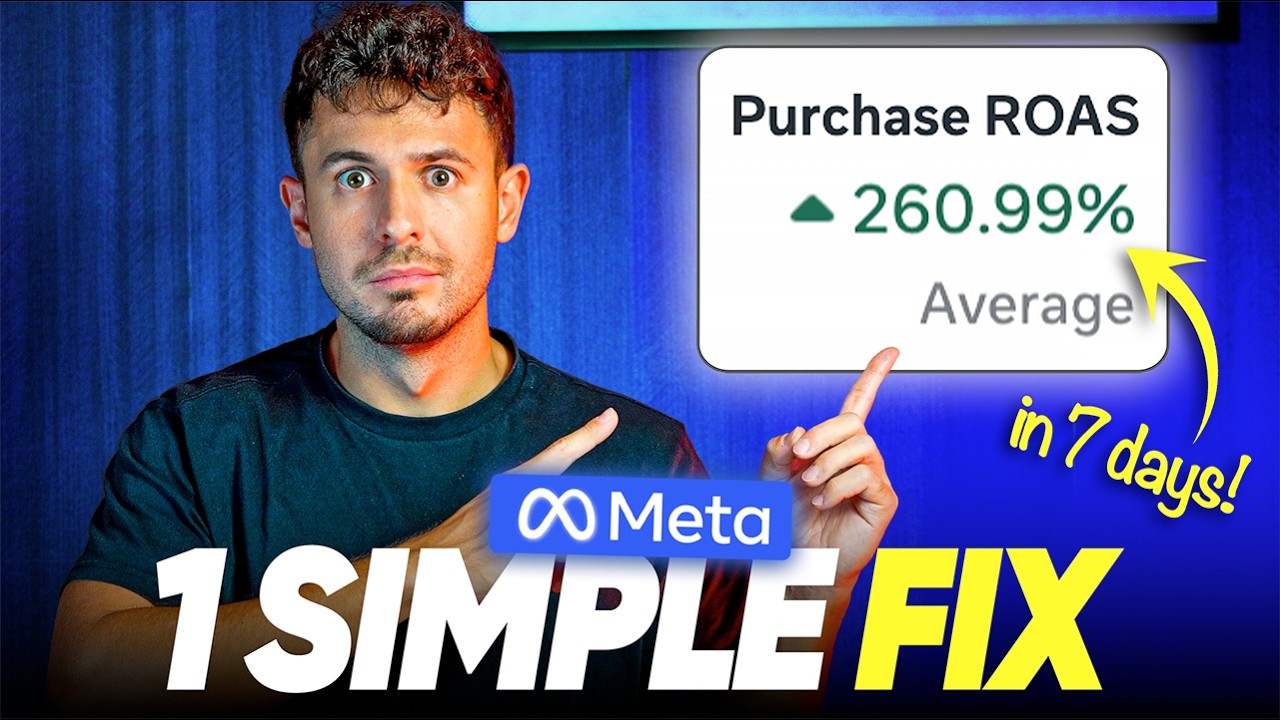 +260% in Facebook Ads ROAS with a SIMPLE FIX