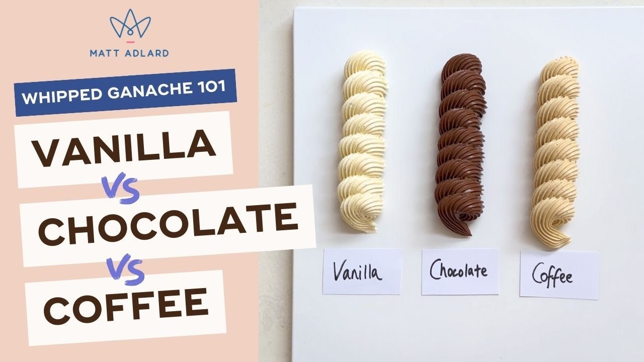 Whipped Ganache - Vanilla, Chocolate & Coffee Recipe