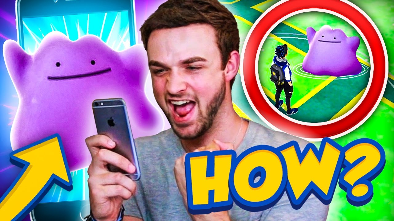 Pokemon GO - HOW TO CATCH DITTO! (DITTO GYM BATTLE + CAPTURE)