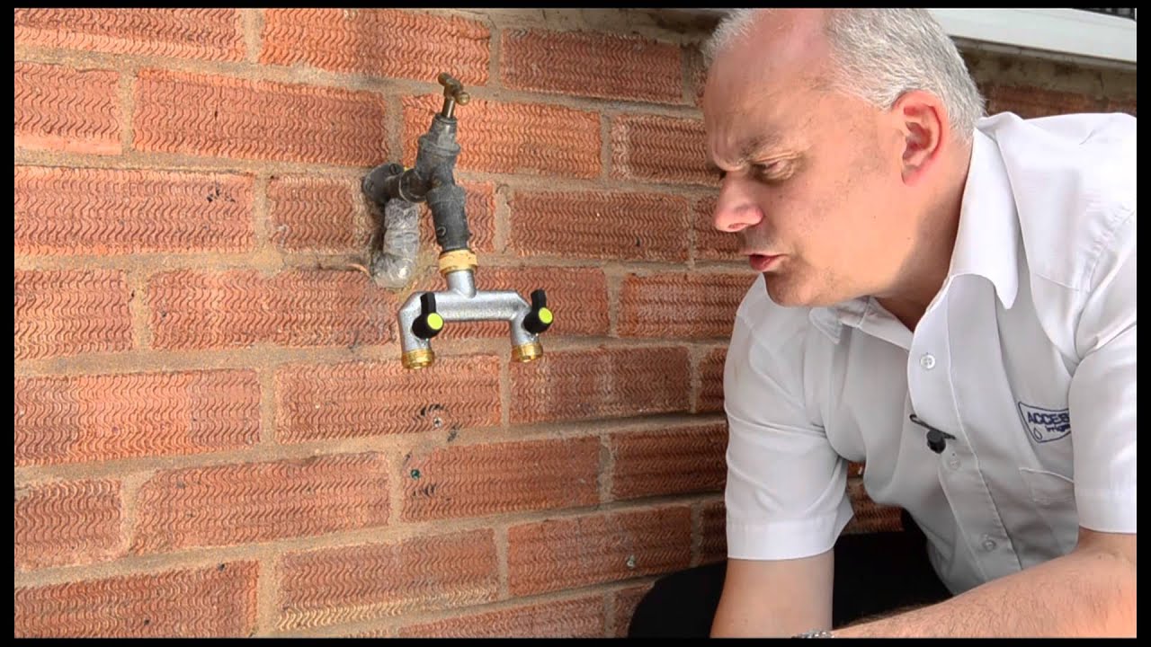 Brass tap fittings for outside tap