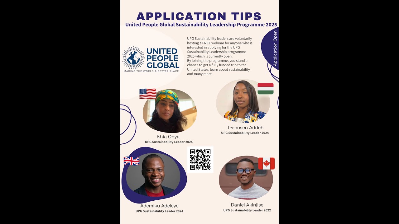 United People Global Sustainability Leadership Programme #USA Opportunity