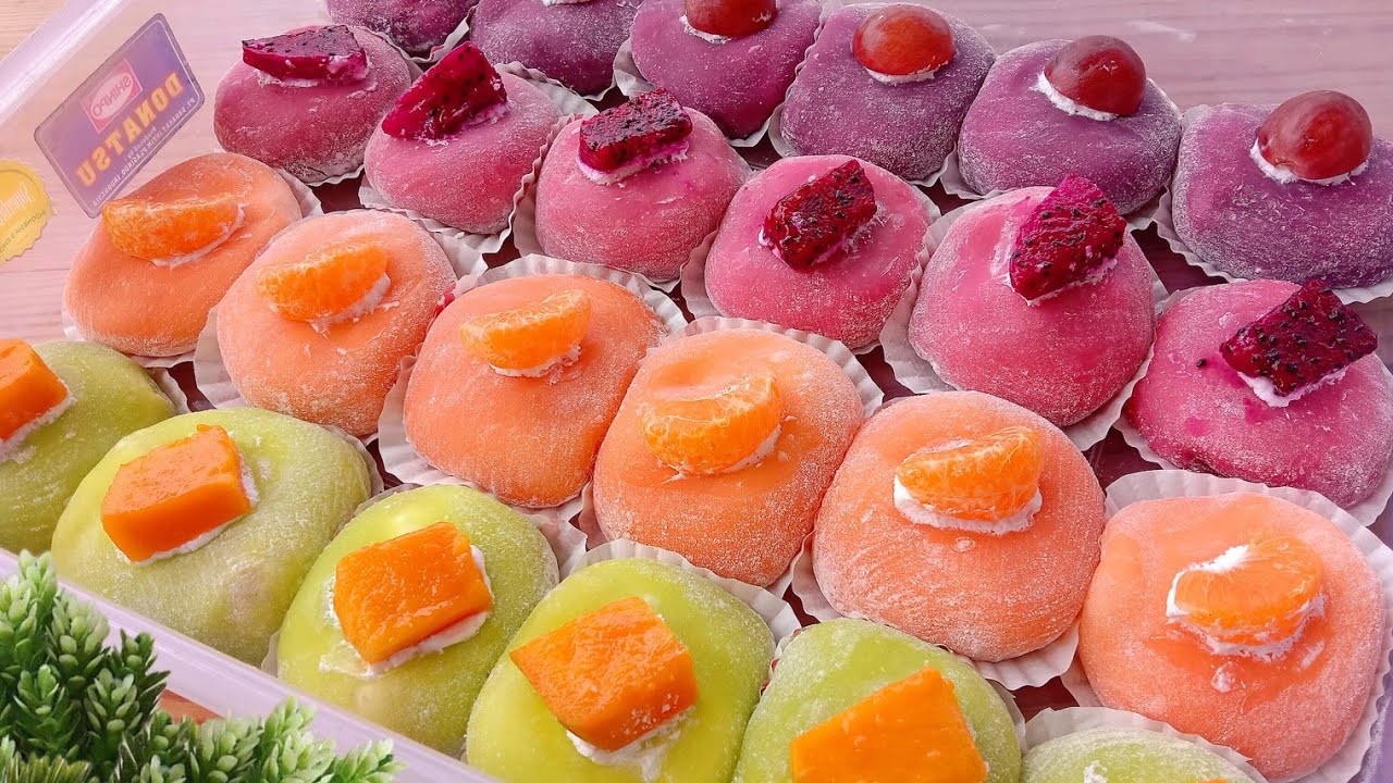 RESEP MOCHI BUAH LEMBUT KENYAL CREAMNYA ENAK BANGET IDE JUALAN PALING LAKU SAAT INI BIKIN CEPAT KAYA