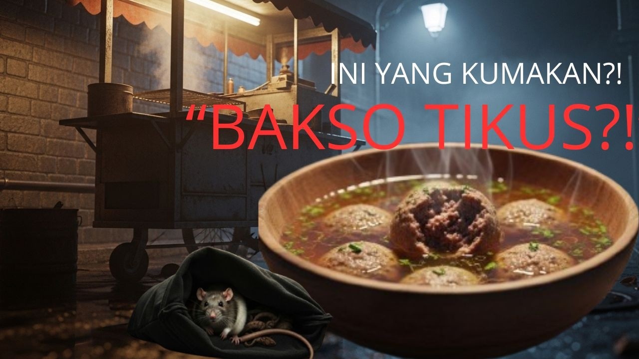 Penjual Bakso Misterius di Ujung Gang… Rahasianya Bikin Jijik!Ternyata Isinya Tikus!