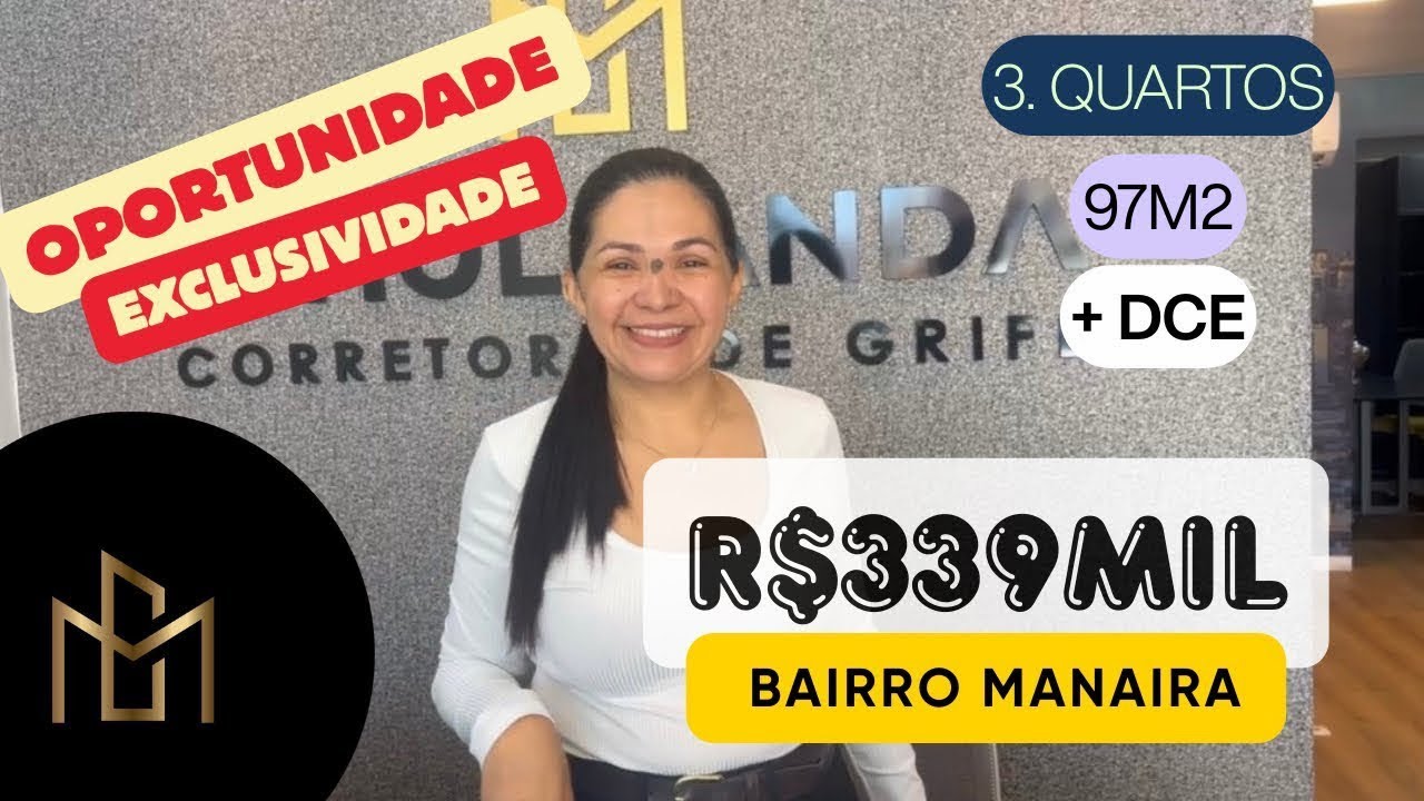 R$339mil Apartamento amplo 95m2 , recém-reformado em Manaíra, próximo ao shopping em João Pessoa PB