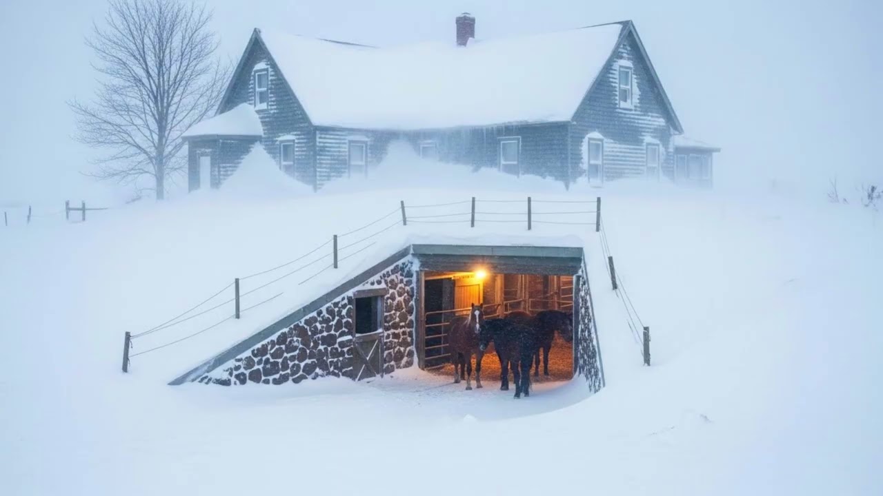 Ils se sont moqués de l’écurie souterraine sous sa maison jusqu’à ce qu’elle sauve leurs chevaux gel