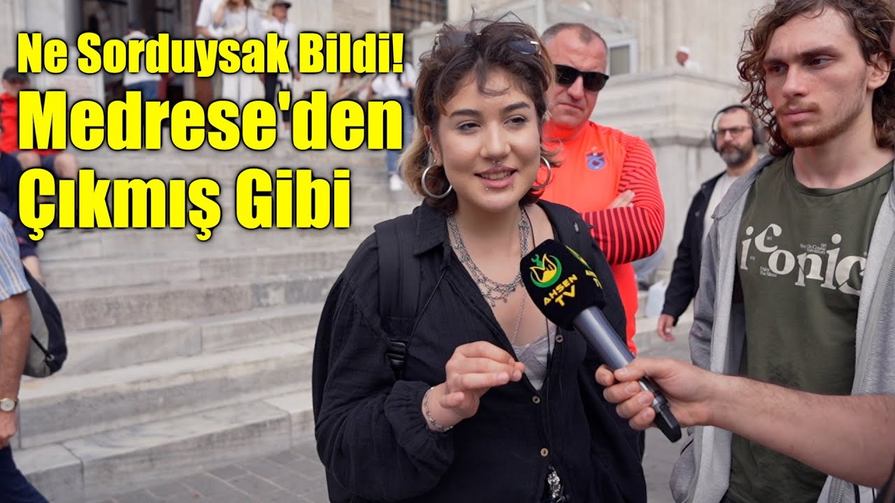 MEDRESE HOCASI GİBİ SORULARA TAKIR TAKIR CEVAP VERDİ