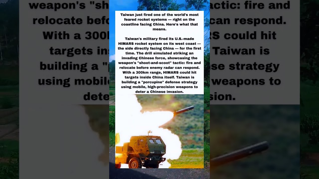 Taiwan Points Rockets at China &mdash; Is an Invasion Now Harder Than Ever?