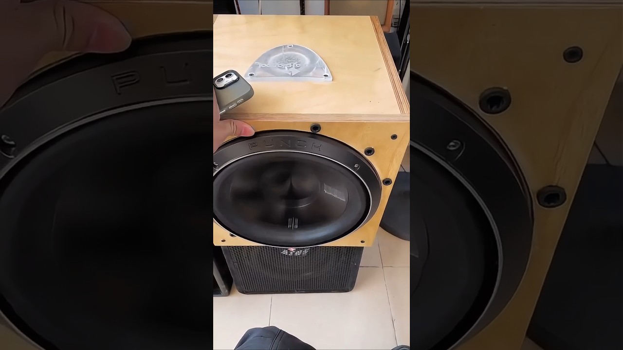 12 inch Rockford Fosgate P3, cusotm wooden box