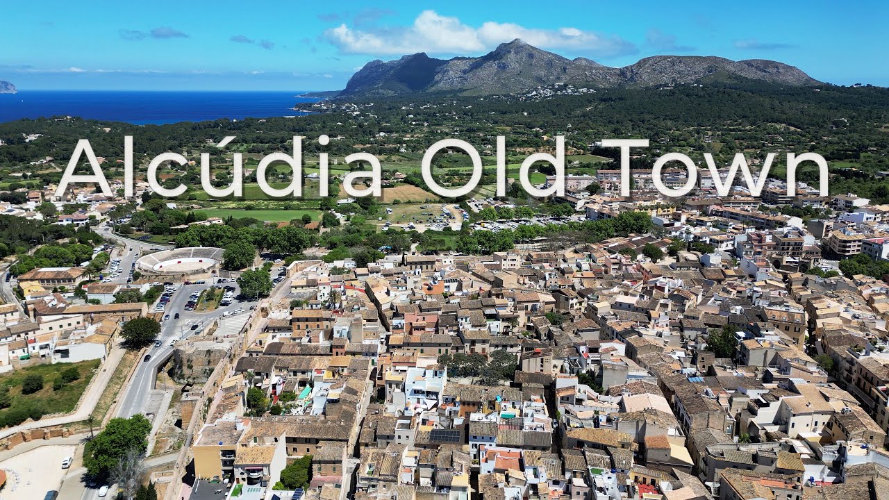 Alcudia Old Town, Mallorca 🇪🇸 | Stunning drone footage 4K