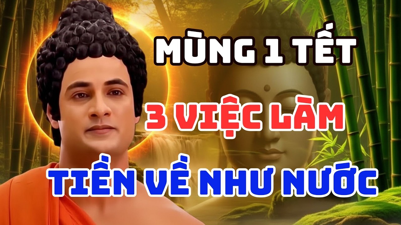 PHẬT DẠY: MÙNG 1 TẾT LÀM 3 VIỆC NÀY TIỀN VỀ NHƯ NƯỚC