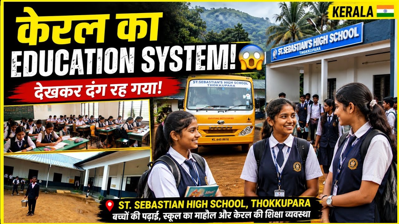 केरल का Education System देखकर दंग रह गया! 😲 | Kerala Education System  #KeralaSchool #kerala #love
