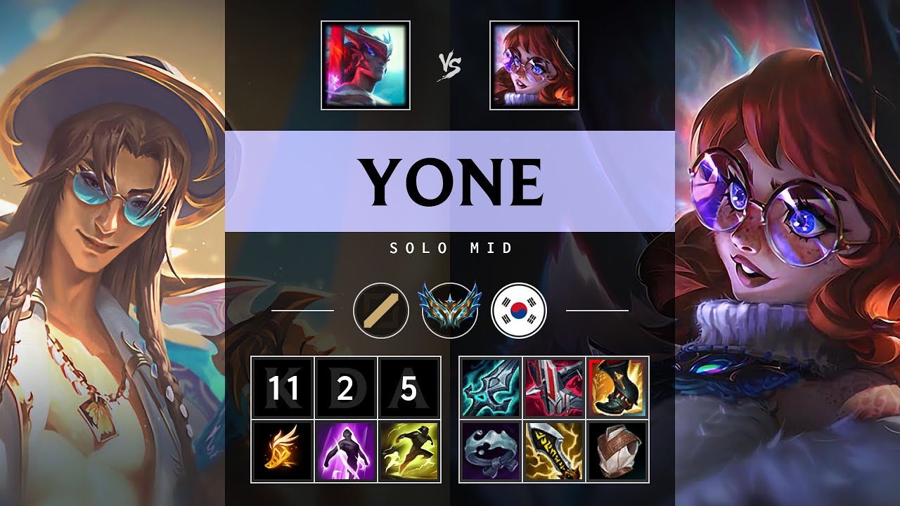 Yone Mid vs Aurora - KR Challenger Patch 25.17