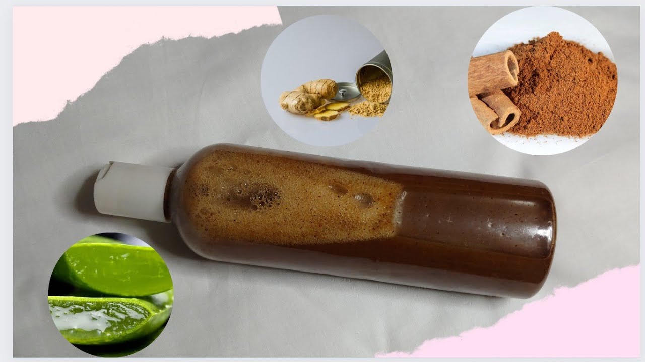 Shampoo para el crecimiento del cabello detener la caída y la caspa