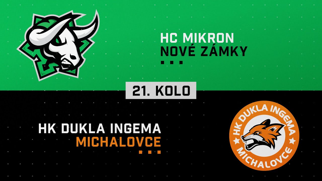 21.kolo HC Mikron Nové Zámky - HK Dukla INGEMA Michalovce HIGHLIGHTS