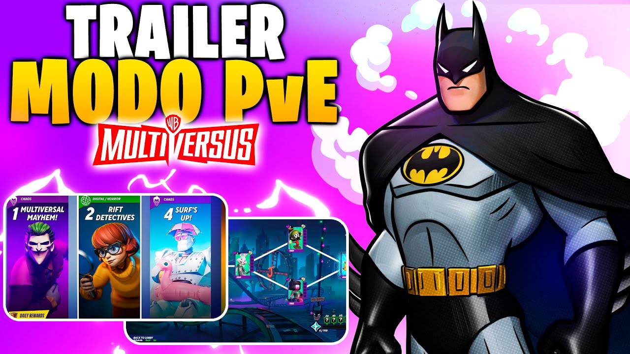 INCREIBLE! MULTIVERSUS REVELA TRAILER del NUEVO MODO PVE!!