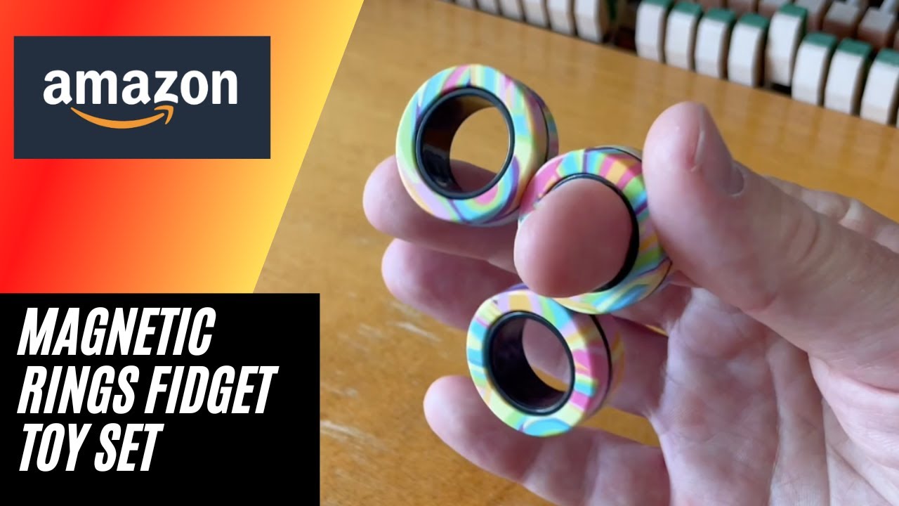 Magnetic Rings Fidget Spinner- Demo and Review