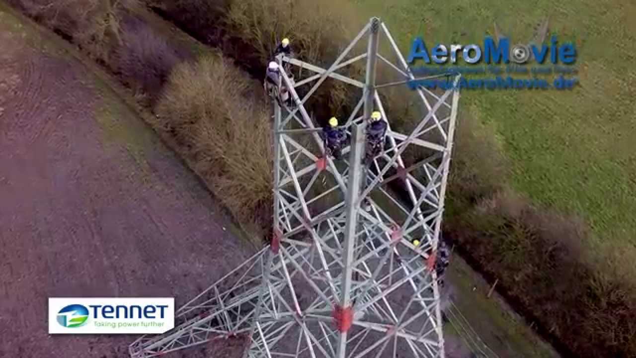 380 kV Leitungen aus der Luft