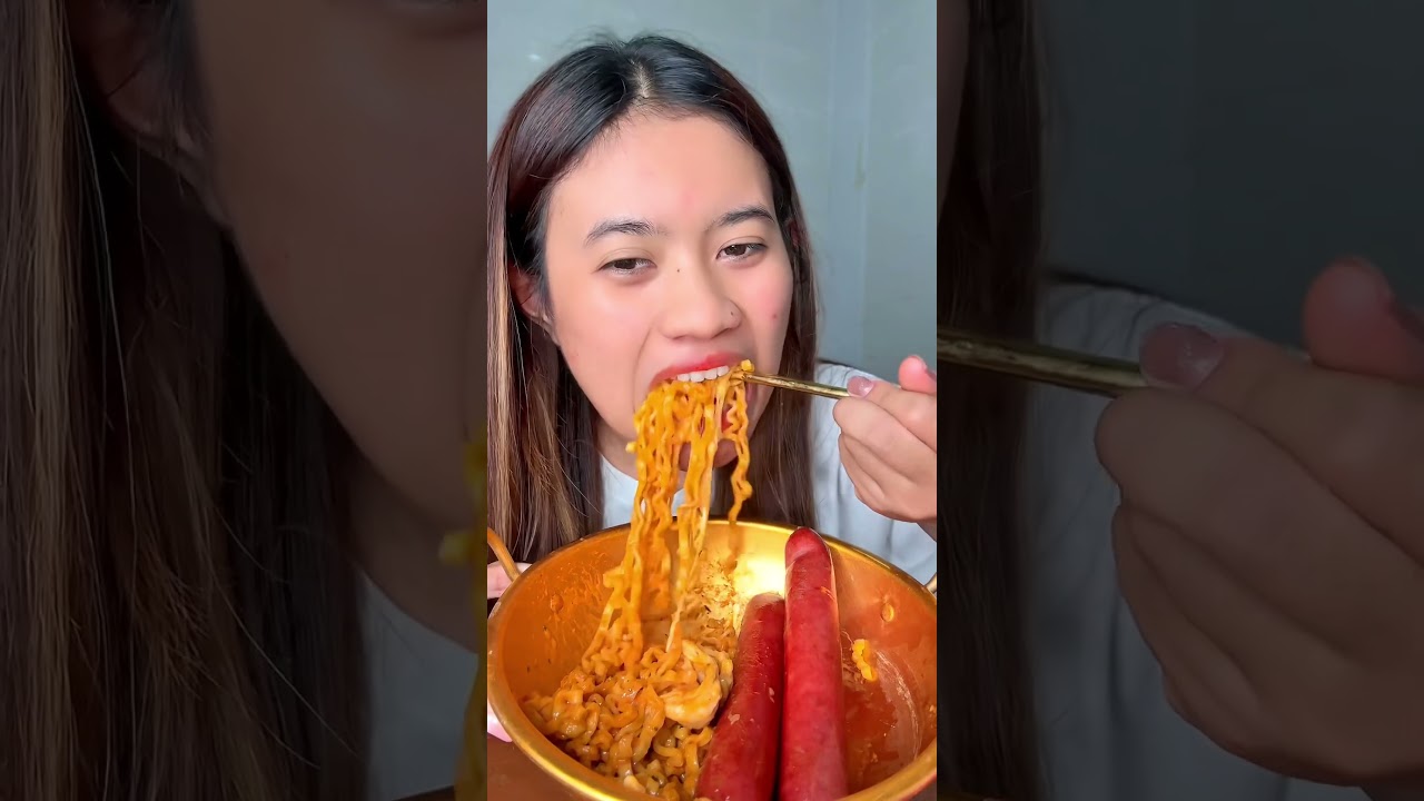 MUKBANG SAMYANG CARBONARA MOZARELA + SOSIS KEJU!
