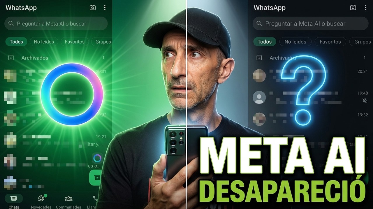 🚨META AI en WHATSAPP se ACTIVA y DESACTIVA solo en ANDROID 😱 se quita y se pone solo, va y viene