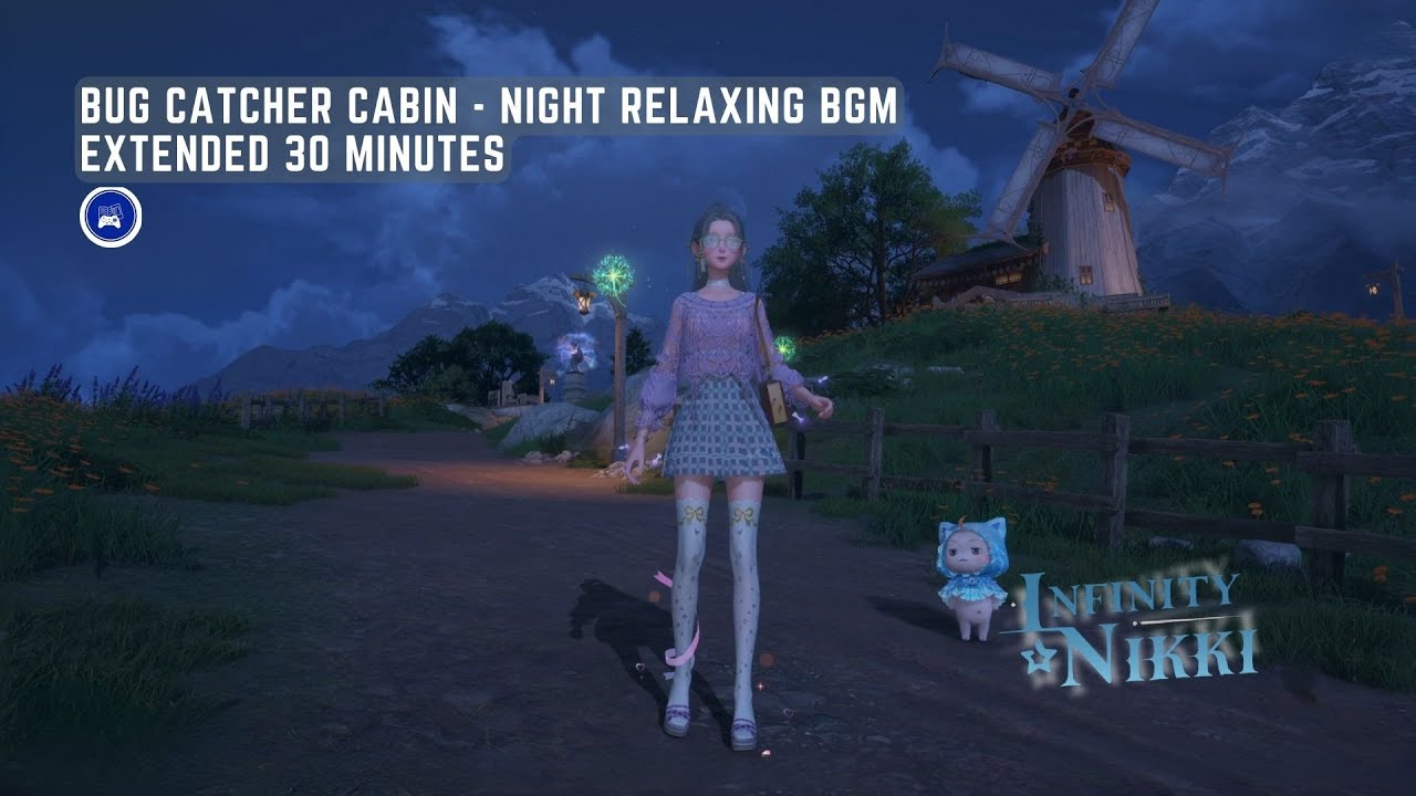 Bug's Catcher Cabin Night Overworld BGM - Relaxing Infinity Nikki OST Extended 30 min [PS5 4K HQ]