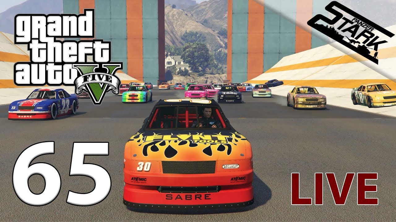 GTA 5 - 65.Rész (Nascar Versenyzés) - Stark LIVE