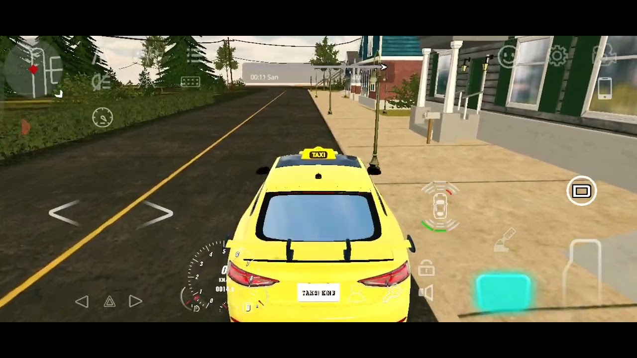 Şehirde Uber Tarzı Taksi Sürüşü! (Uber-Style City Taxi Drive)