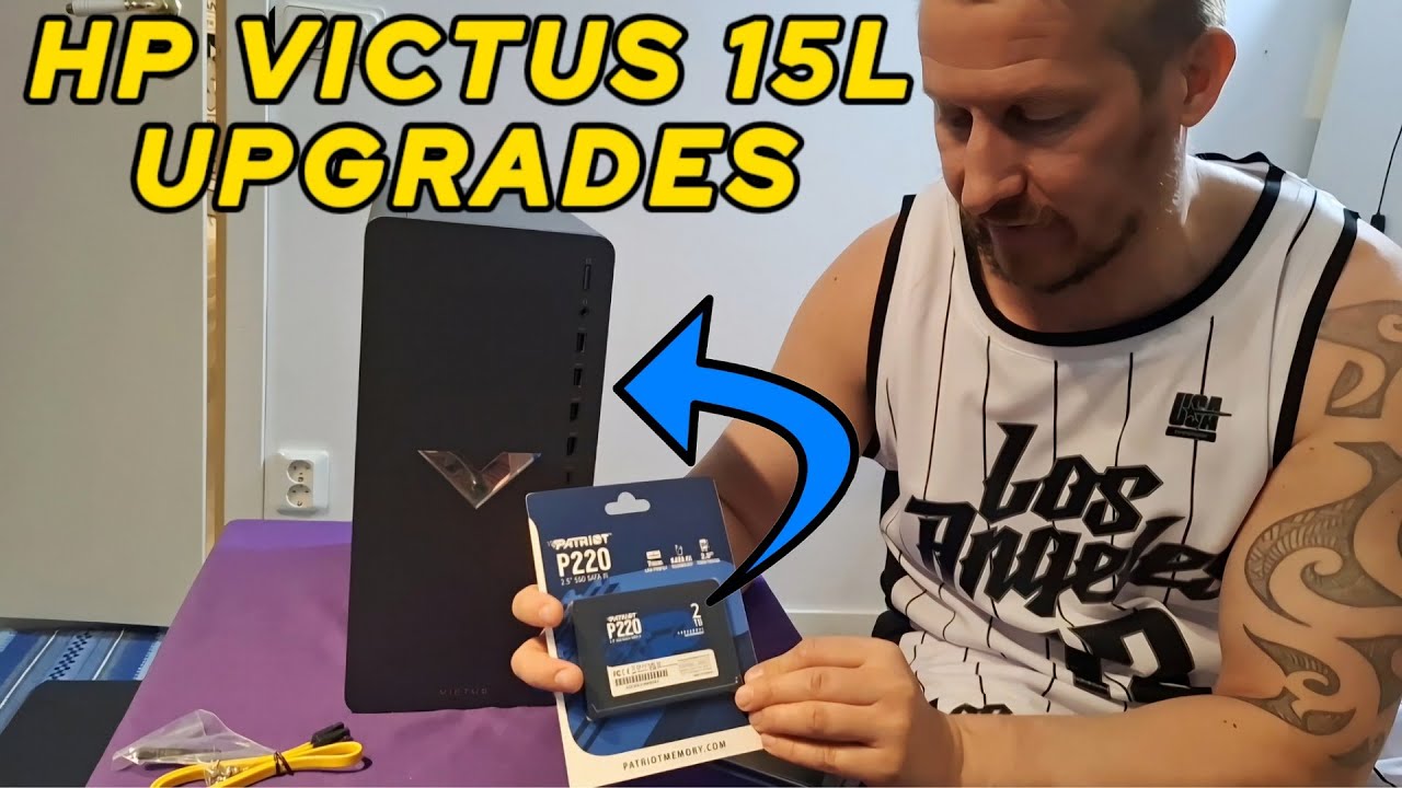 How To Upgrade HP Victus 15L Desktop - RAM & SSD