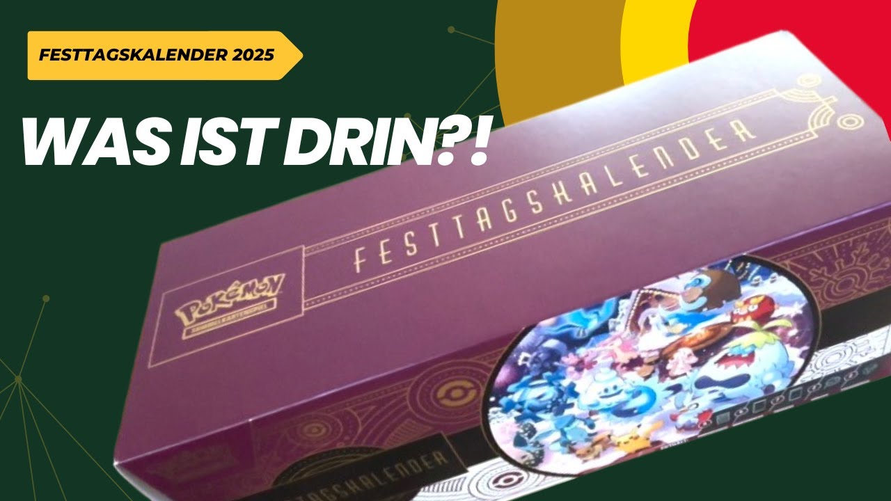 Was ist DRIN?! Pokémon Festtagskalender 2025