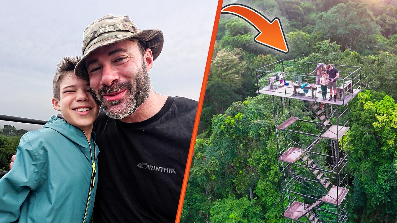 Schlafen auf 40 Metern Höhe – Mitten im Amazonas!
