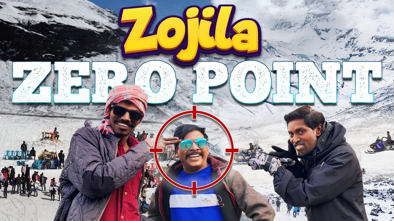 LEH LADAKH Epi 02|ஸ்ரீநகர் டு கார்கில் பயணத்தில் ' ZERO POINT '🥶|365 நாட்களும் உருகாத பனிக்கட்டிகள்🤩