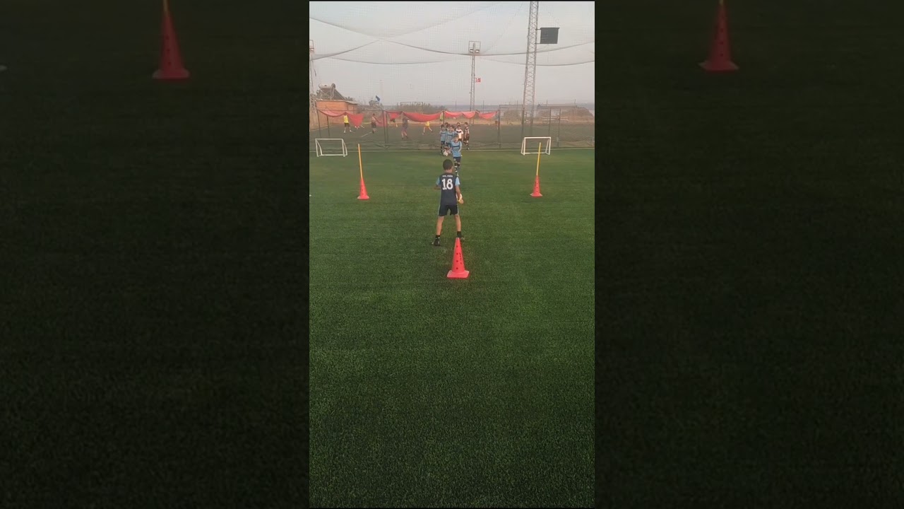 U8 passing drill/one two passing/finishing#football #soccer #coaching #drill #practice #training