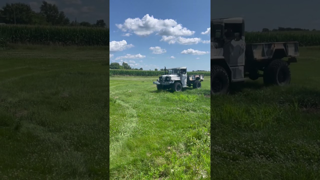 Lacona, IA Equipment and Tool Auction - 1983 American General M3502 Military Deuce