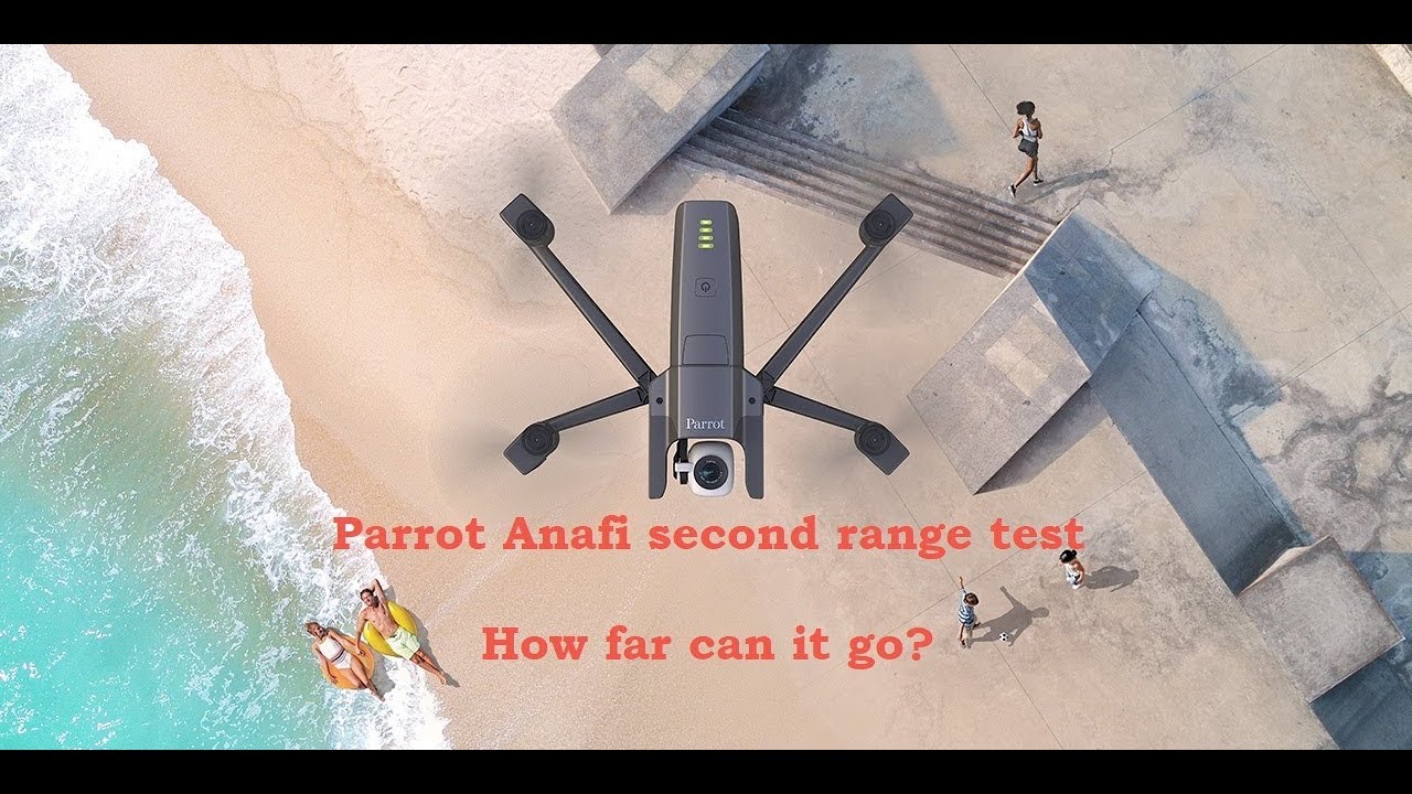 Parrot Anafi Second Range Test:  3.511 meters !!!