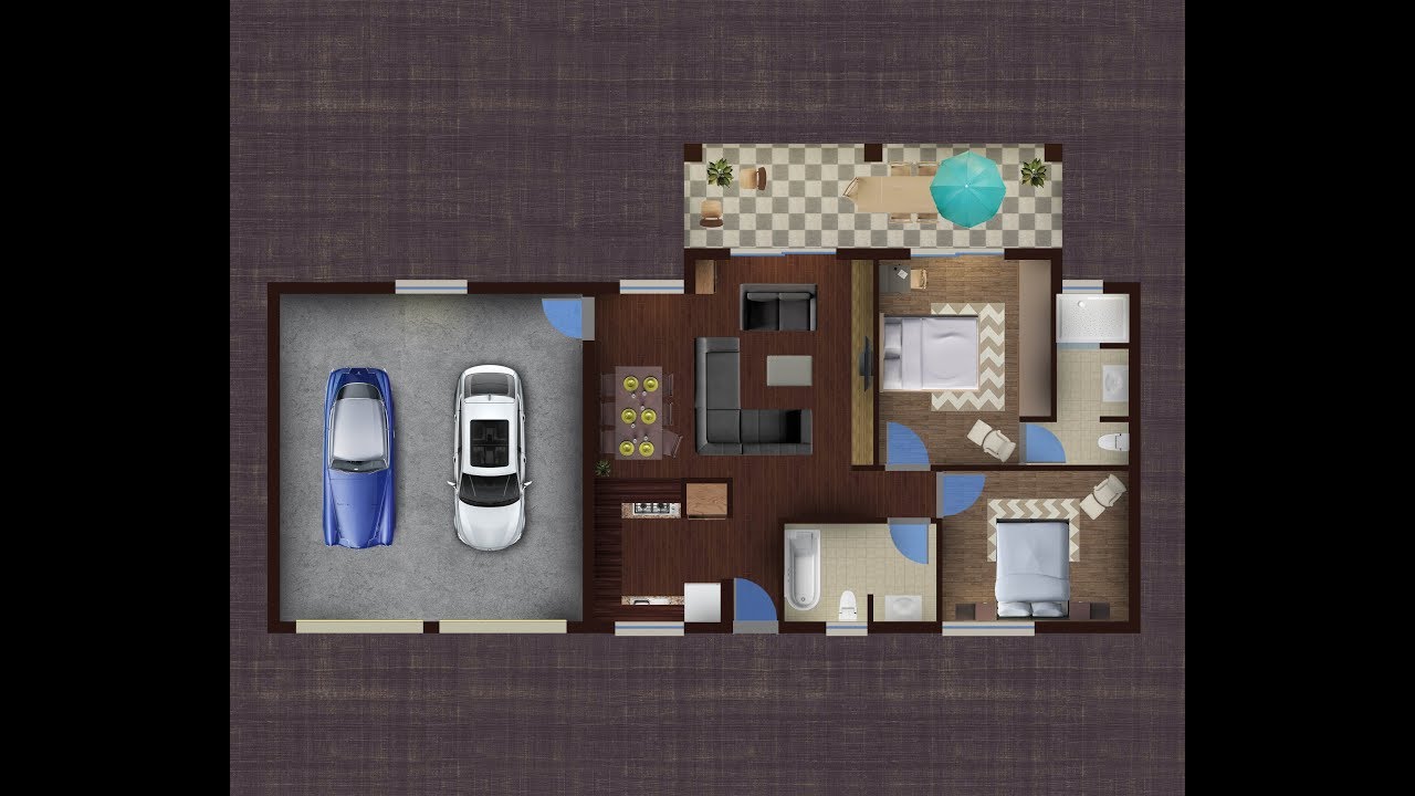 Photoshop ile Mimari Plan Boyama Eğitimi (Kat Planı) : Autocad Dosyası Hazırlama