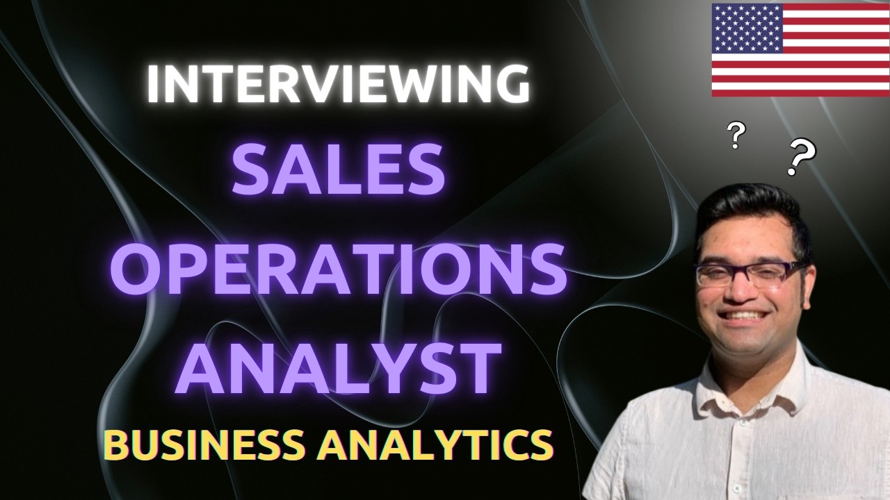 Episode 8: Business Analytics. Sales Operations Analyst!