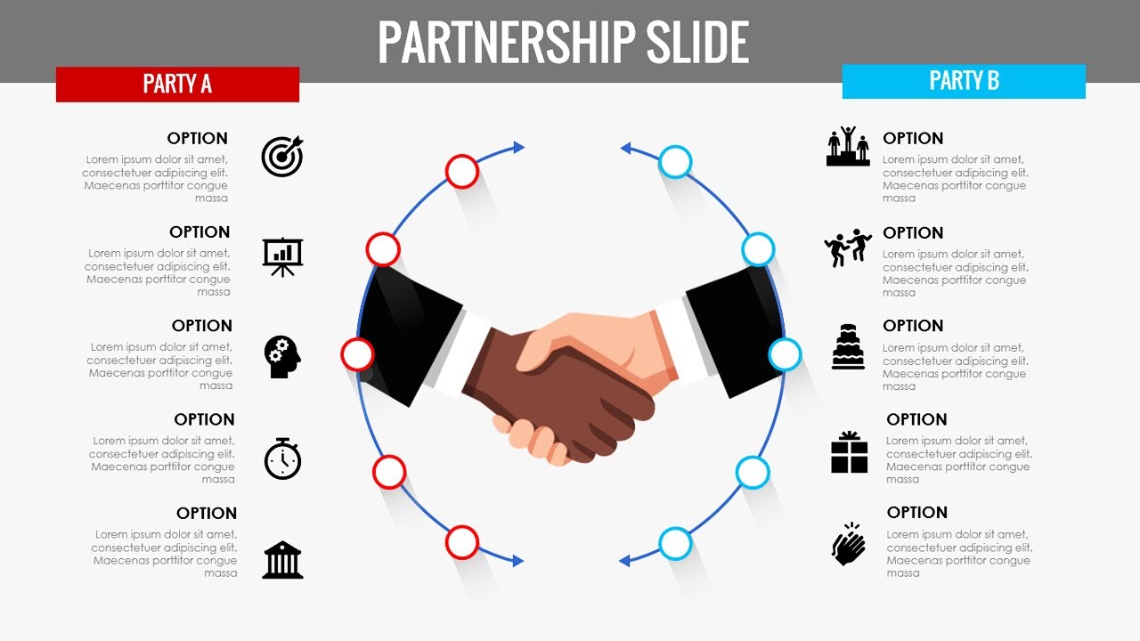 10 Points Partnership Slide in PowerPoint