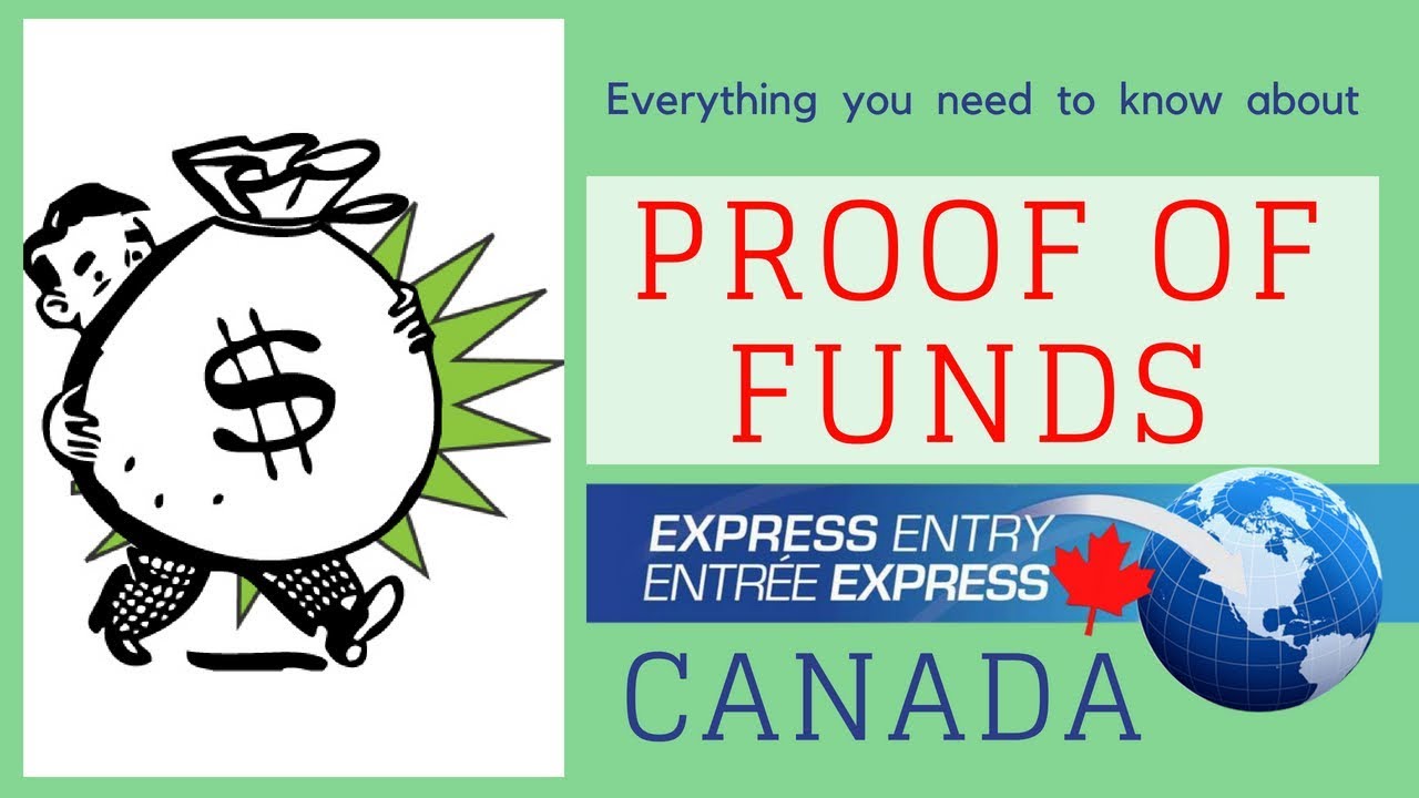 💰 Proof of funds for Express Entry 2018 ( Canada PR )