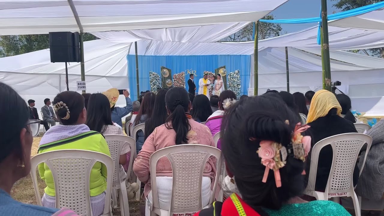 Shorts glimpse of Th Rengwar wed Sn Khungdon #wedding #naga #Manipur 