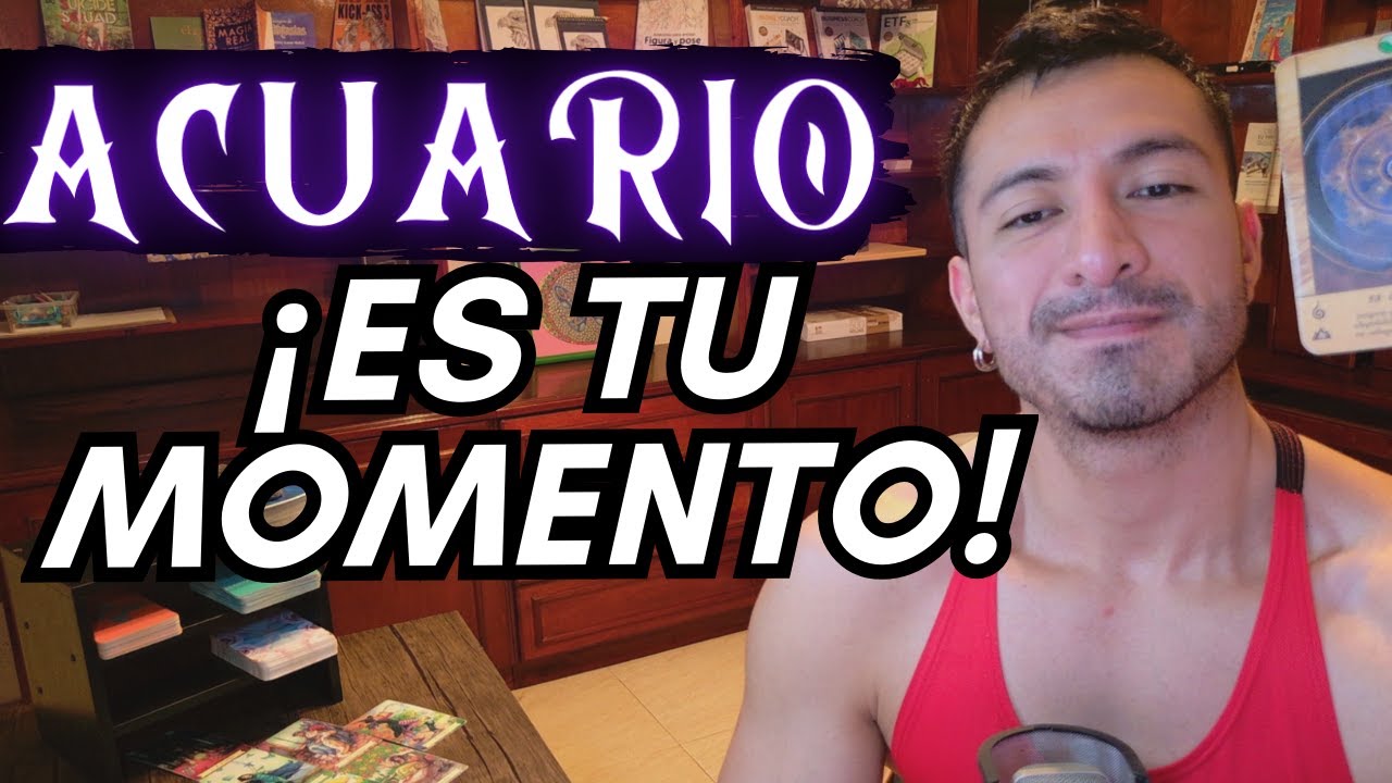 ACUARIO! LE DICES QUE NO! TU AVANCE NO PUEDE QUEDAR PARA DESPUÉS! TU CRECIMIENTO DIVINO LLEGÓ!